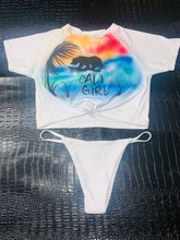 Load image into Gallery viewer, Cali Girl Airbrush Swimsuit
