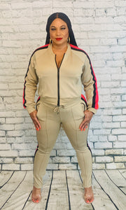 Tan Tracksuit