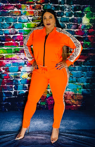 Neon Orange Tracksuit