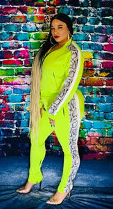 Neon Green Tracksuit