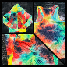 Load image into Gallery viewer, Snatched (Rainbow Tie Dye) 3pc. Set
