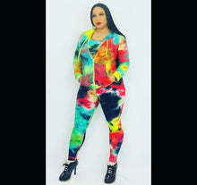 Load image into Gallery viewer, Snatched (Rainbow Tie Dye) 3pc. Set
