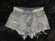 Load image into Gallery viewer, Diamond Denim Shorts
