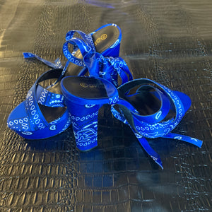 True Blue Bandana Platforms